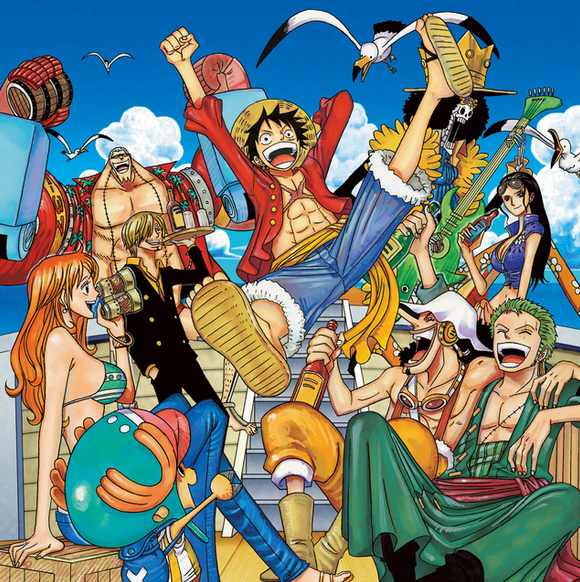 Image: The Straw Hat Pirates from One Piece